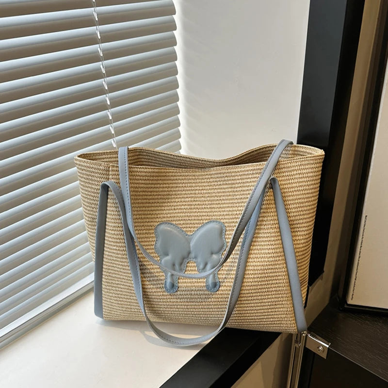 Borsa a spalla casual con farfalla da donna - Borsa a spalla ATREND