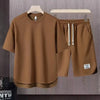 Set coordinato Trendy casual T-shirt a maniche corte con pantaloncini da uomo