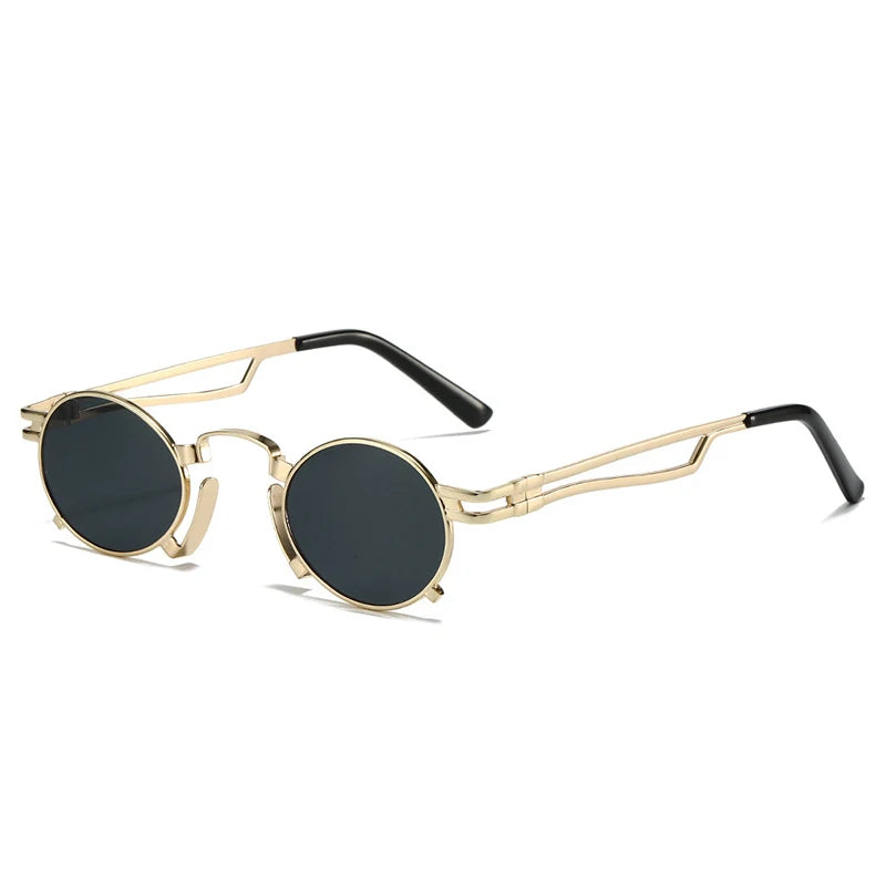 Occhiali da sole ovali con lenti colorate unisex - Occhiali da sole unisex ATREND