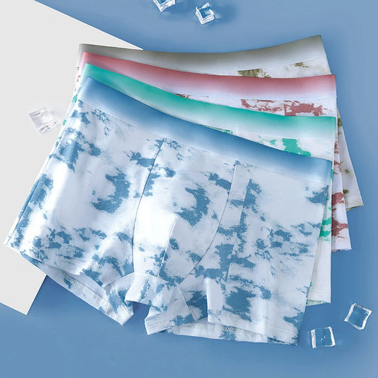 Boxer casual 4 pezzi con stampa grafica da uomo - Boxer uomo ATREND