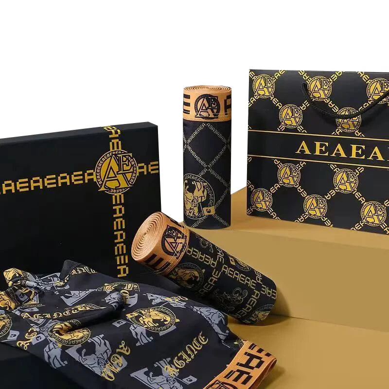 Boxer casual 4 pezzi con stampa grafica da uomo - Boxer uomo ATREND