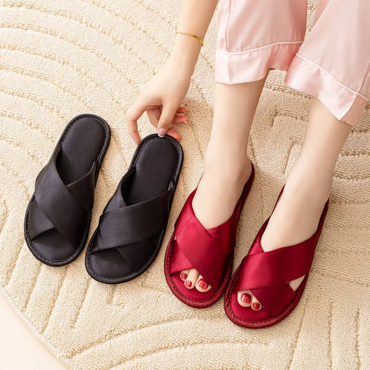 Ciabatte indoor con fascia intrecciata da donna - Ciabatte donna ATREND