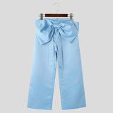 Pantaloni streetwears con fiocco frontale da uomo - Pantaloni uomo ATREND