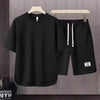 Set coordinato Trendy casual T-shirt a maniche corte con pantaloncini da uomo