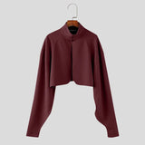 Blazer corto con maniche a sbuffo da uomo - blazer uomo ATREND