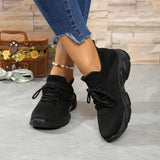 Sneakers casual in cotone outdoor con lacci da donna - Sneakers donna ATREND
