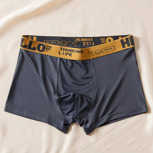 Boxer casual 5 pezzi traspiranti con fascia elastica da uomo - Boxer uomo ATREND