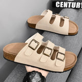 Ciabatte outdoor con tripla fascia e fibbia da uomo - Ciabatte uomo ATREND