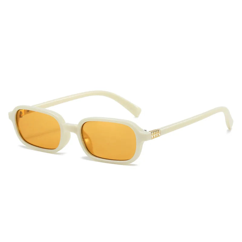 Occhiali da sole vintage bicolor con lenti chiare o scure colorate unisex - Occhiali da sole unisex ATREND
