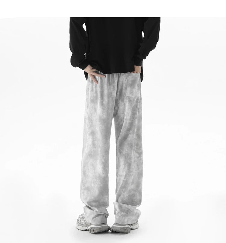 Pantaloni casual con fascia elastica da uomo - Pantaloni uomo ATREND