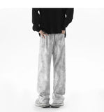 Pantaloni casual con fascia elastica da uomo - Pantaloni uomo ATREND