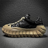 Sneakers casual in pelle microfibra da uomo