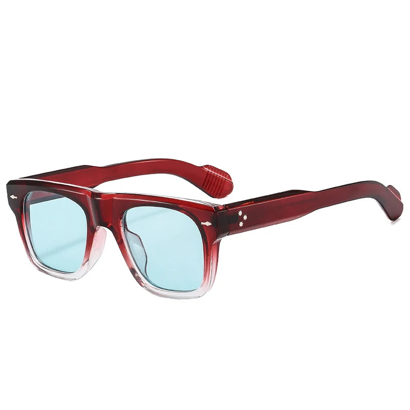 Occhiali da sole casual con lenti chiare colaorate unisex - Occhiali da sole unisex ATREND