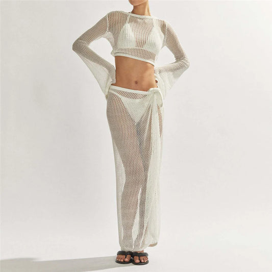Women's Sheer Mesh Swimsuit Cover Up