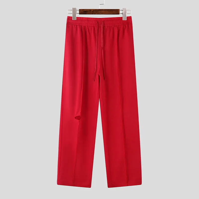 Pantaloni streetwears strappati da uomo - Pantaloni uomo ATREND