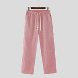 Pantaloni casual a righe con fascia elastica da uomo - Pantaloni uomo ATREND