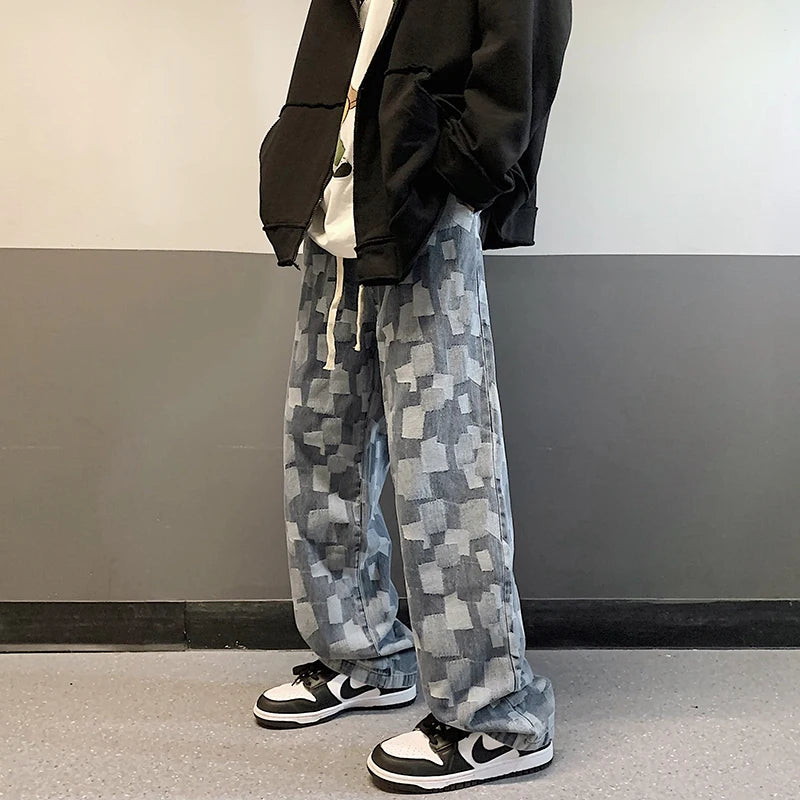 Jeans casual streetwear da uomo - Jeans uomo ATREND