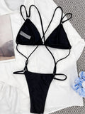Bikini intero intrecciato scavato da donna - costumi ATREND