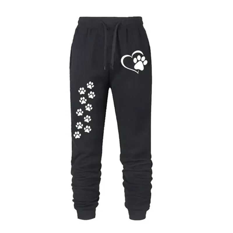 Pantaloni sportivi casual con fascia elastica e stampa animale da donna - Pantaloni sportivi donna ATREND