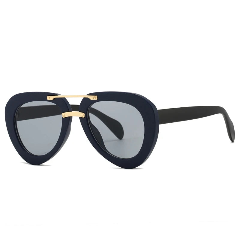 Occhiali da sole a goccia bicolor unisex - Occhiali da sole unisex ATREND