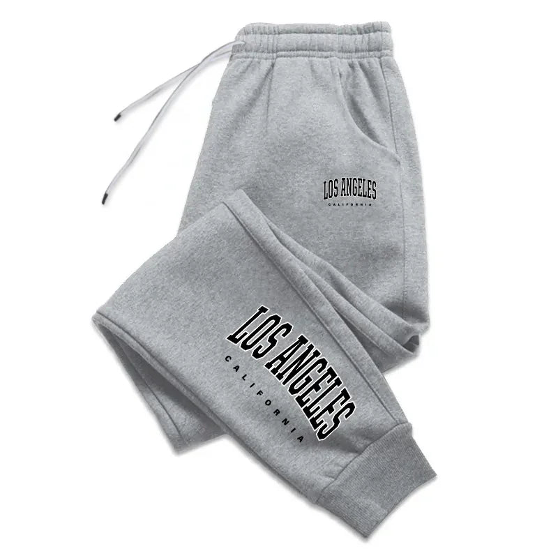 Pantaloni sportivi con fascia elastica e lettere da uomo - Pantaloni sportivi uomo ATREND