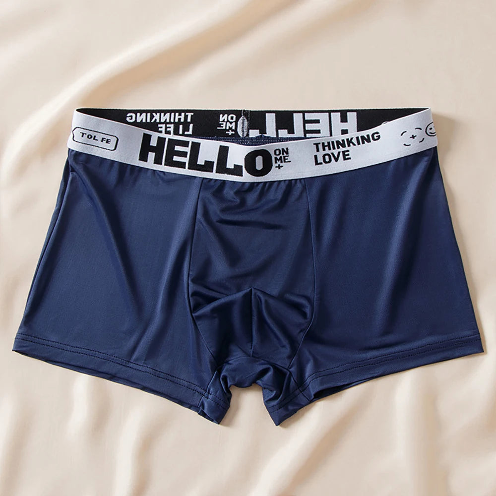 Boxer casual 5 pezzi traspiranti con fascia elastica da uomo - Boxer uomo ATREND