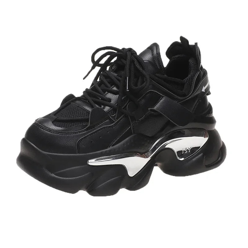 Sneakers casual chunky con para e lacci da donna - Sneakers donna ATREND