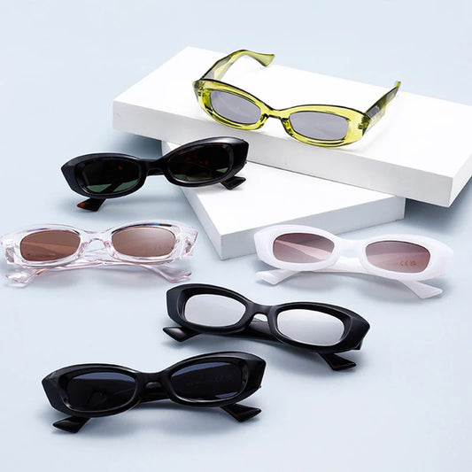 Occhiali da sole di forma geometrica con lenti colorate da donna - Occhiali da sole donna ATREND