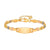 Braccialetto personalizzabile con targhetta da donna