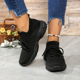 Sneakers casual in cotone outdoor con lacci da donna - Sneakers donna ATREND
