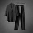 Set coordinato casual t-shirt e pantaloni da uomo - Set coordinato uomo ATREND