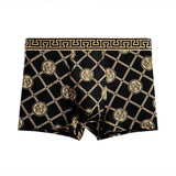 Boxer casual 4 pezzi con stampa grafica e fascia elastica da uomo - Boxer uomo ATREND