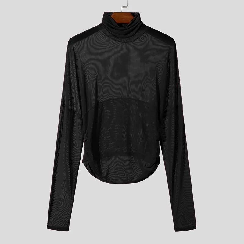 Dolcevita casual trasparente da uomo - Pantaloni uomo ATREND