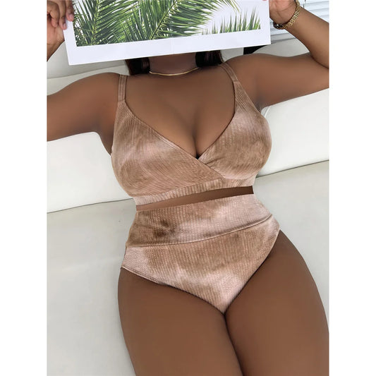 Women's two-piece bikini bra and panties