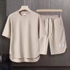 Set coordinato Trendy casual T-shirt a maniche corte con pantaloncini da uomo