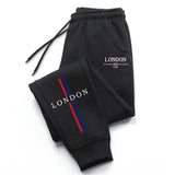 Pantaloni sportivi con fascia elastica e lettere da donna - Pantaloni sportivi donna ATREND
