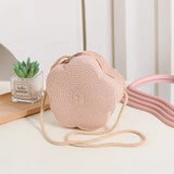 Borsa a tracolla in cotone a forma di fiore da donna - Borsa a tracolla ATREND