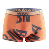 Men's 6 Piece Letter Print Casual Boxer Shorts