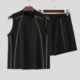 Set coordinato canottiera e pantaloncini da uomo - Set coordinato uomo ATREND