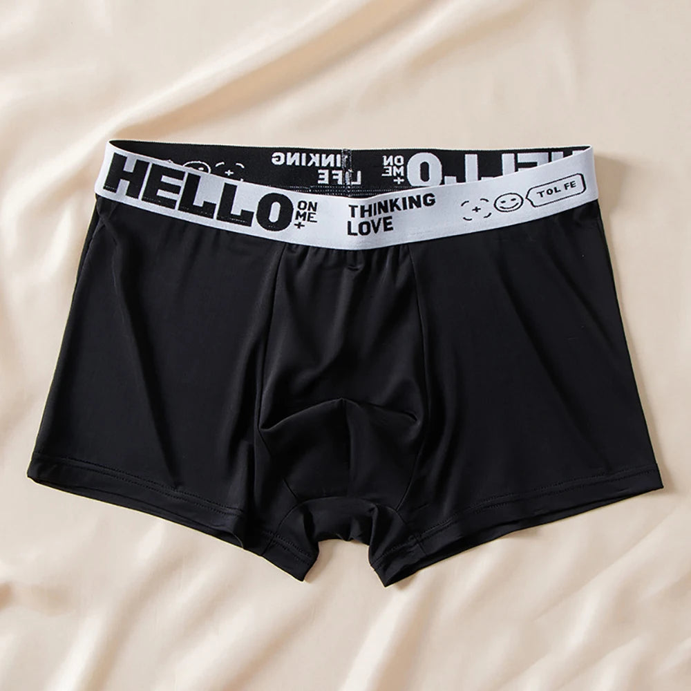 Boxer casual 5 pezzi traspiranti con fascia elastica da uomo - Boxer uomo ATREND