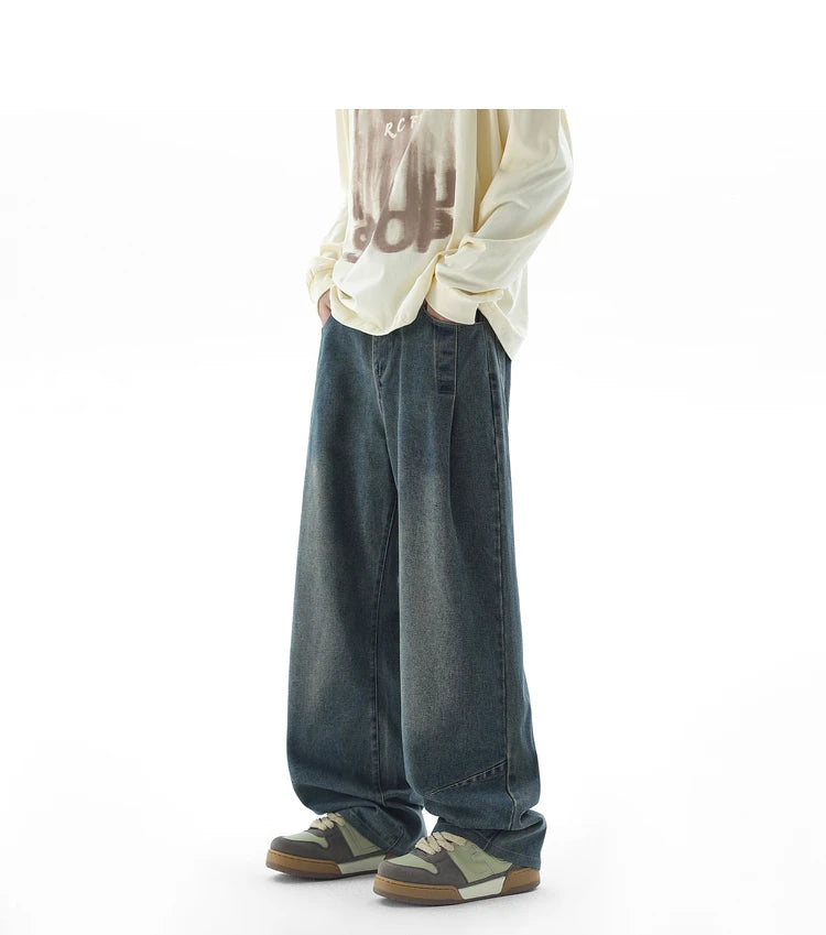Jeans casual a gamba larga da uomo - Jeans uomo ATREND