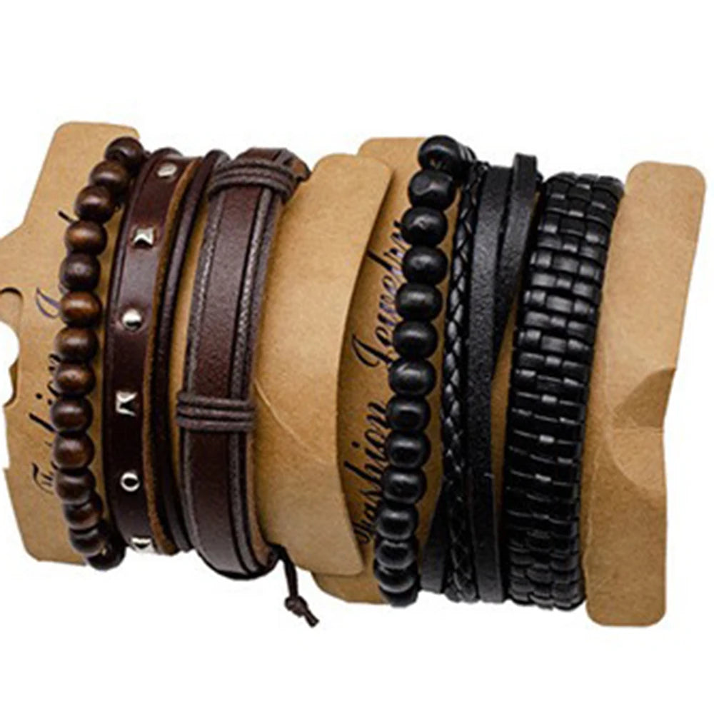 Set idea regalo con cintura portafoglio foular penna orologio un paio di gemelli e braccialetti da uomo - Idea regalo uomo ATREND