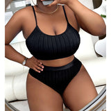 Women's two-piece bikini bra and panties