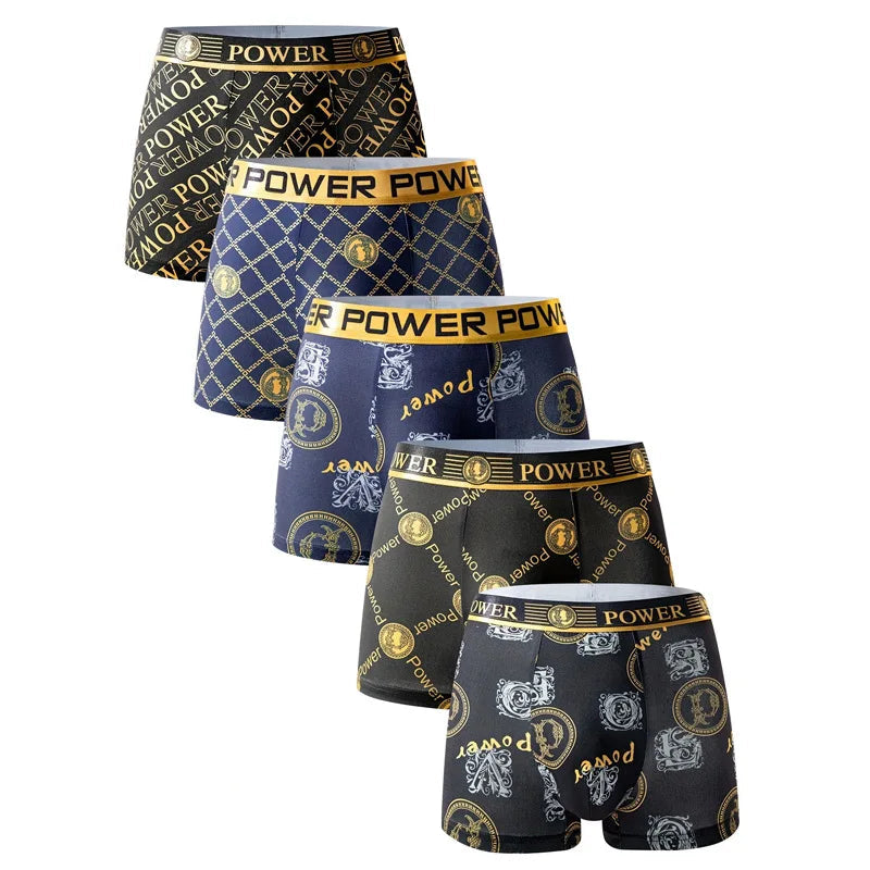 Boxer casual 5 pezzi con stampa grafica da uomo - Boxer uomo ATREND
