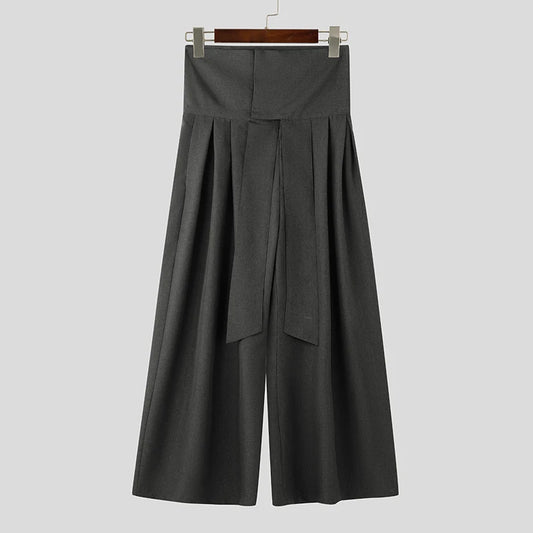 Pantaloni larghi con fascia alta da uomo - Pantaloni uomo ATREND