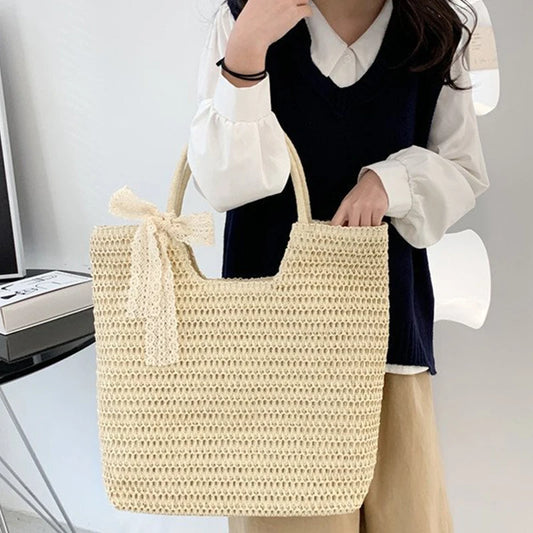 Borsa a mano casual in cotone da donna - Borsa a mano ATREND