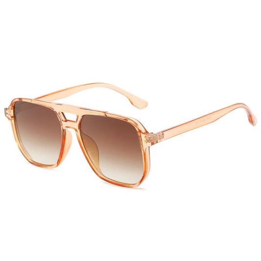 Occhiali da sole casual geometrici bicolor da donna - Occhiali da sole donna ATREND
