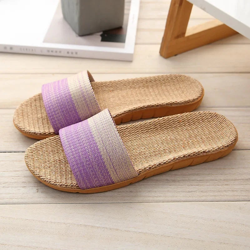 Ciabatte casual con fascia bicolore da donna - Ciabatte donna ATREND