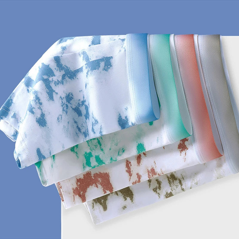 Boxer casual 4 pezzi con stampa grafica da uomo - Boxer uomo ATREND