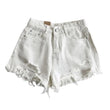 Pantaloncini di jeans casual strappati da donna - Pantaloncini di jeans donna ATREND